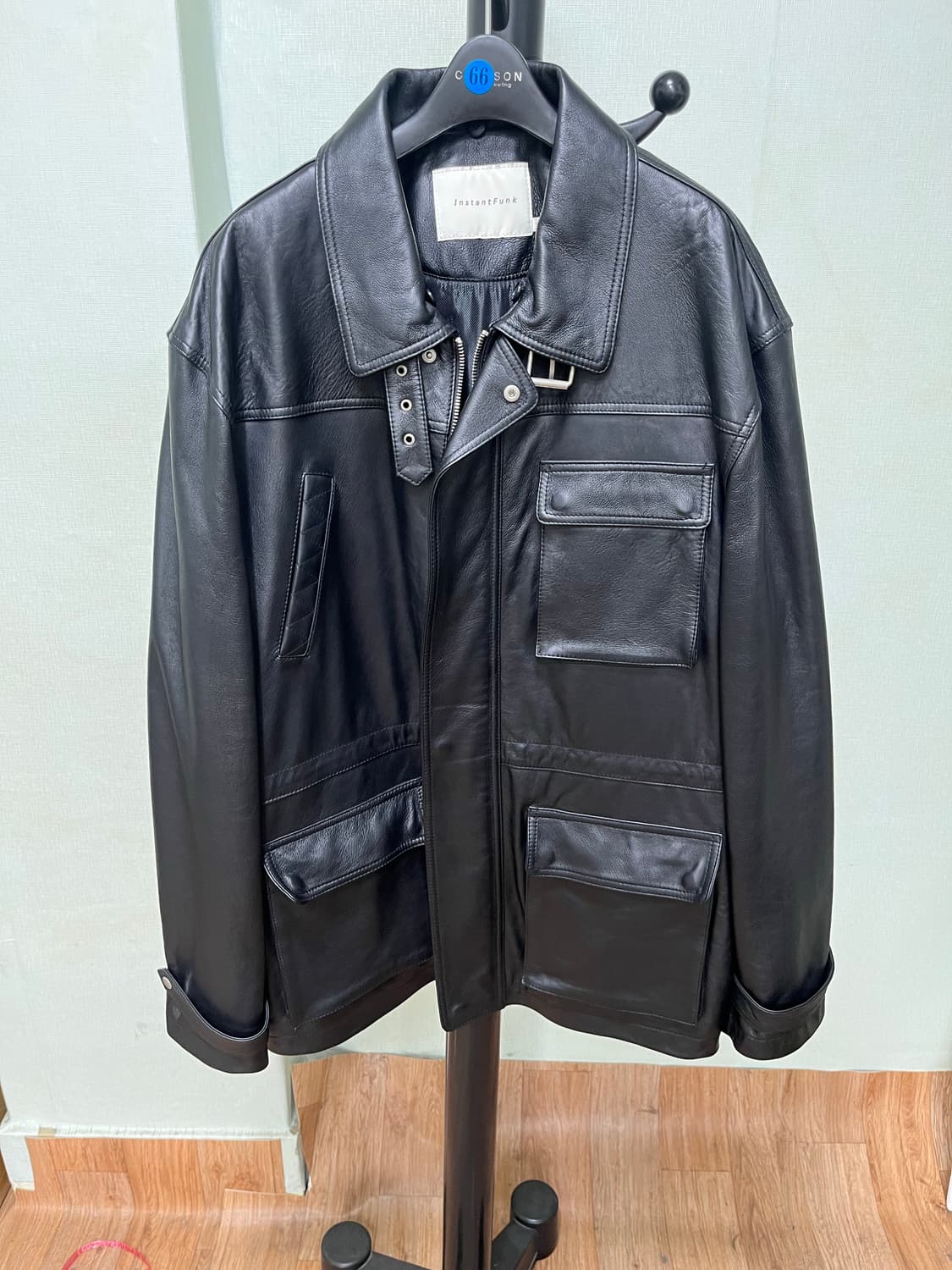 인스턴트펑크 남성 레더사파리 자켓 상품이미지1