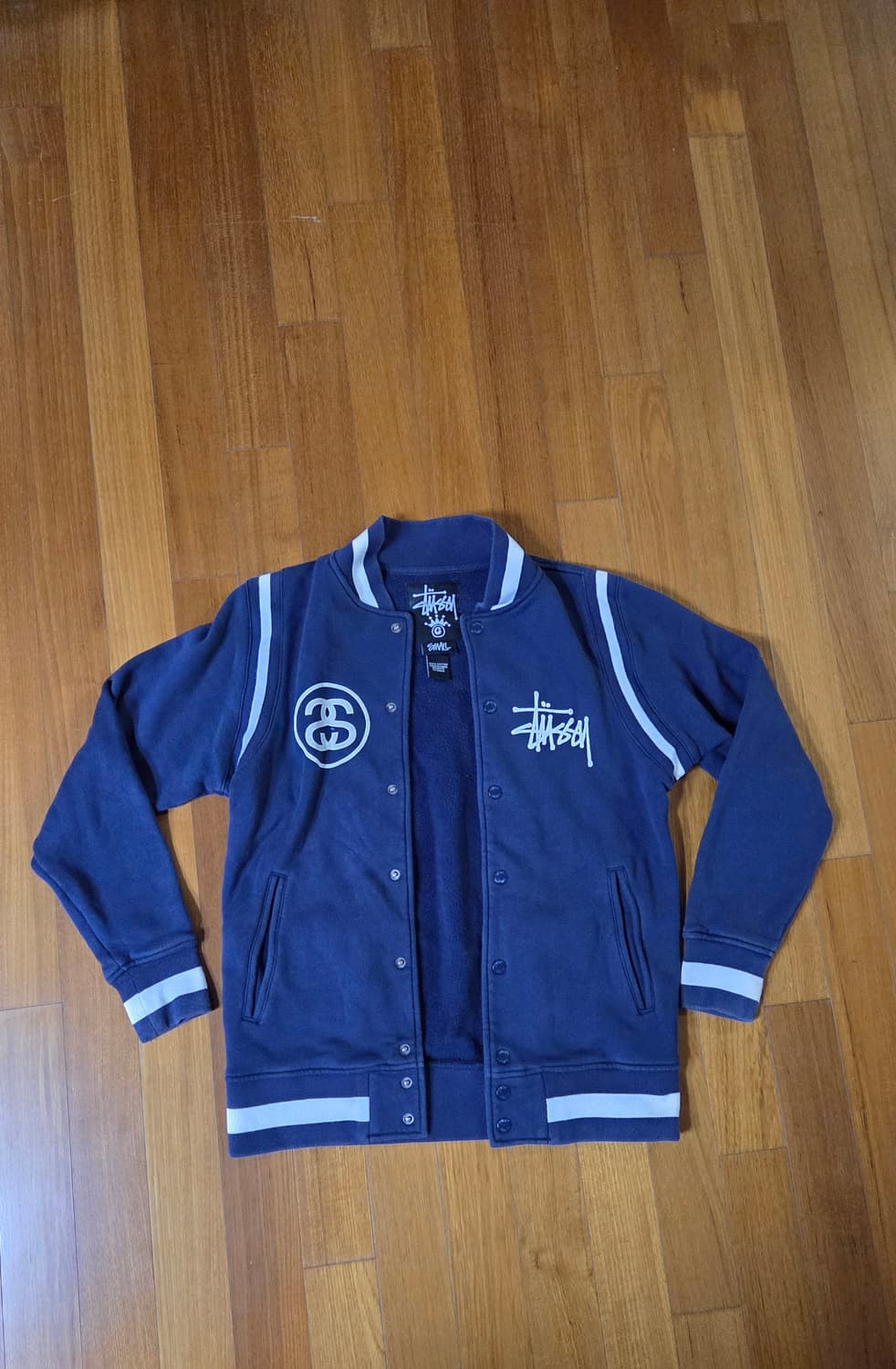 스투시 월드투어 바시티 자켓 상품이미지1