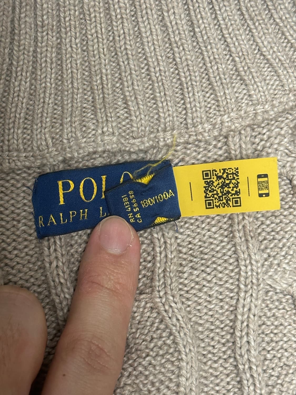 폴로 케이블 니트 상품이미지7