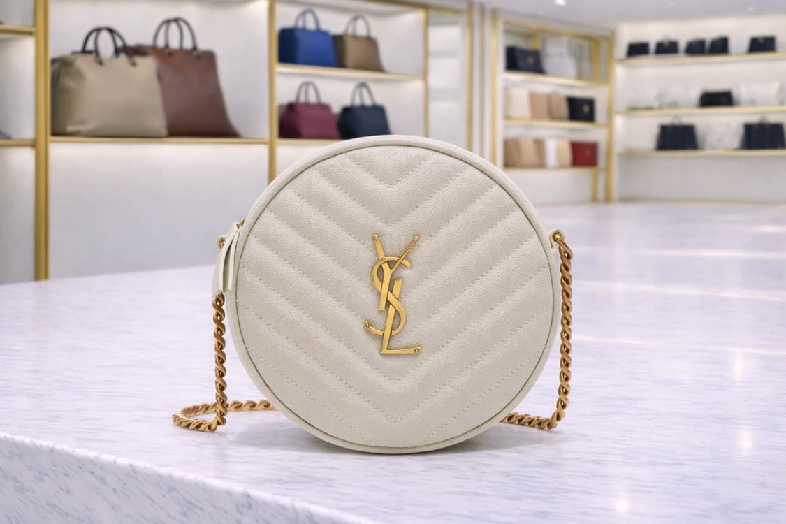 [S급] 생로랑 모노그램 라운드 카메라백 판매합니다!!! 상품이미지1