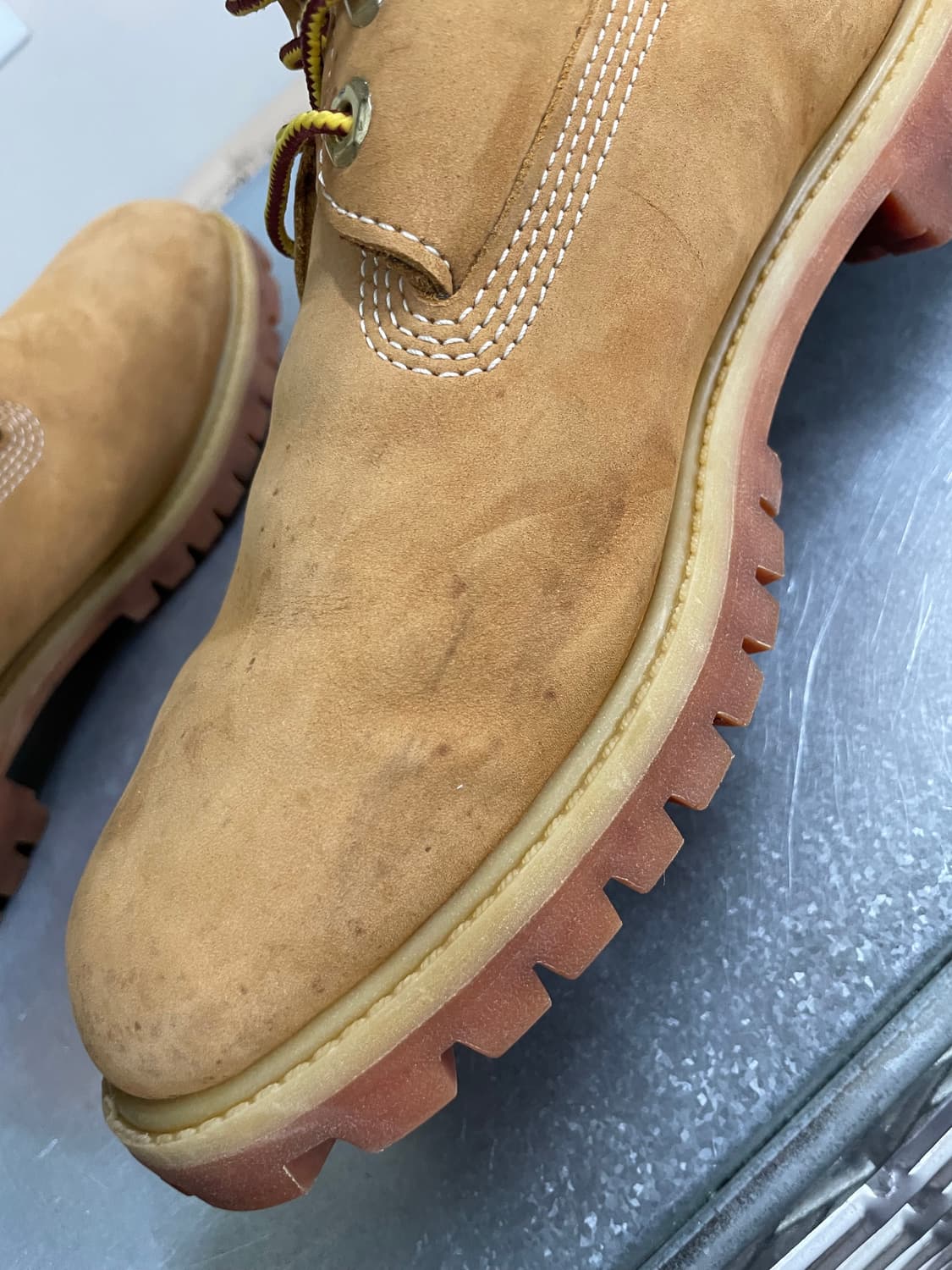 팀버랜드 6인치 부츠 US9 (gr-3763) 상품이미지8