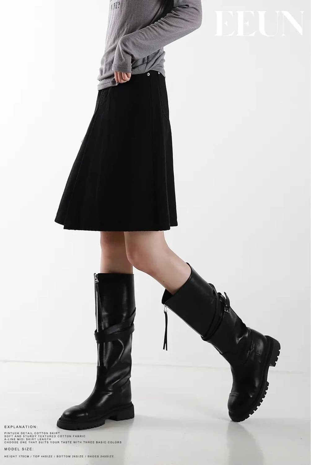OOTJ basic onetuck skirt 상품이미지4