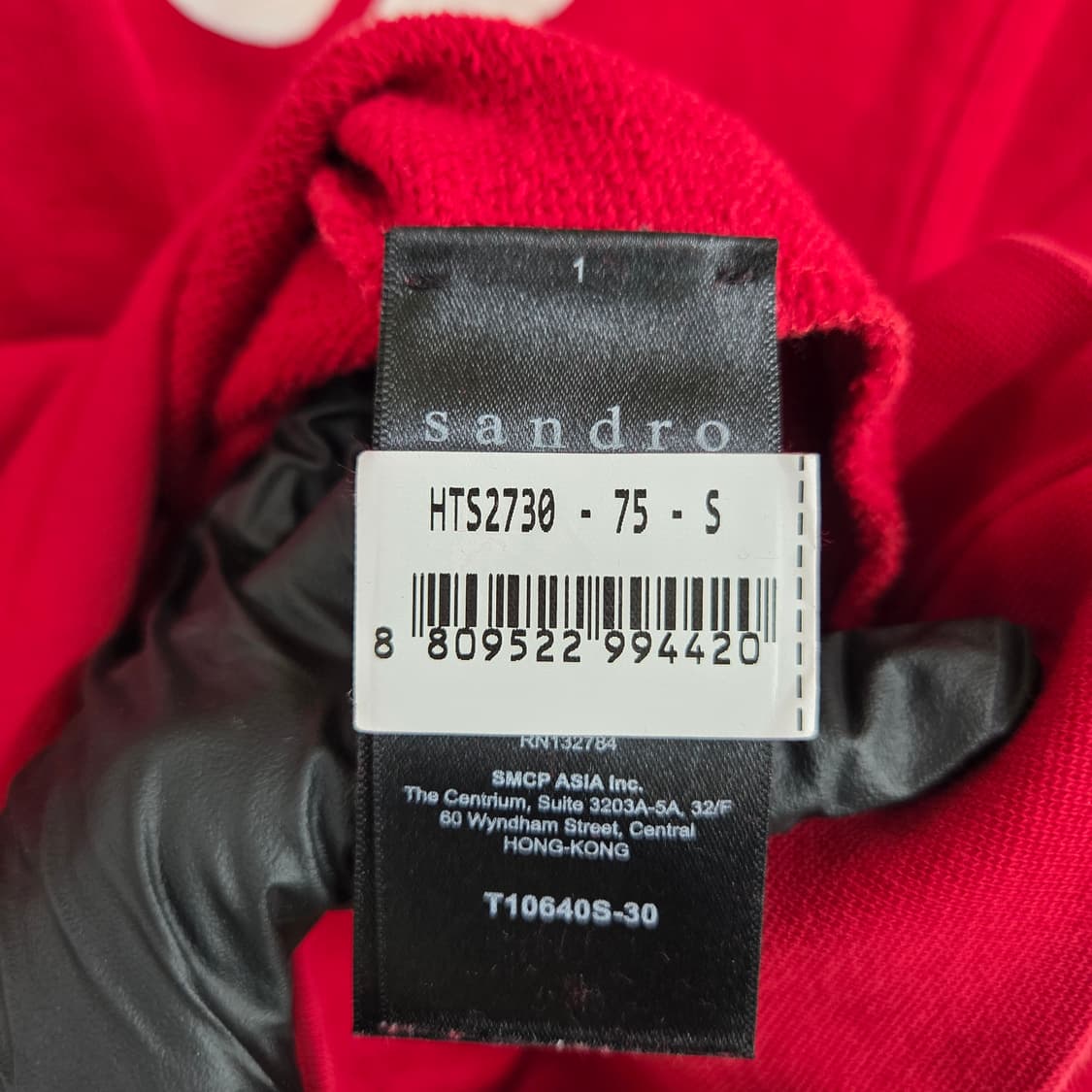 산드로 레드 여자 맨투맨 S 상품이미지6