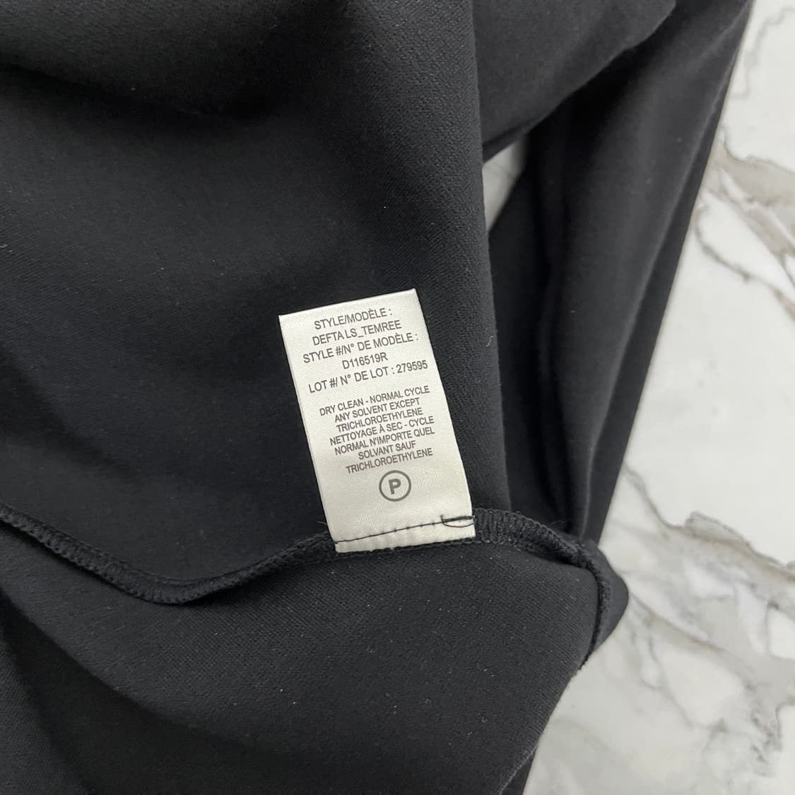 theory 띠어리 블랙 긴팔 S 상품이미지6