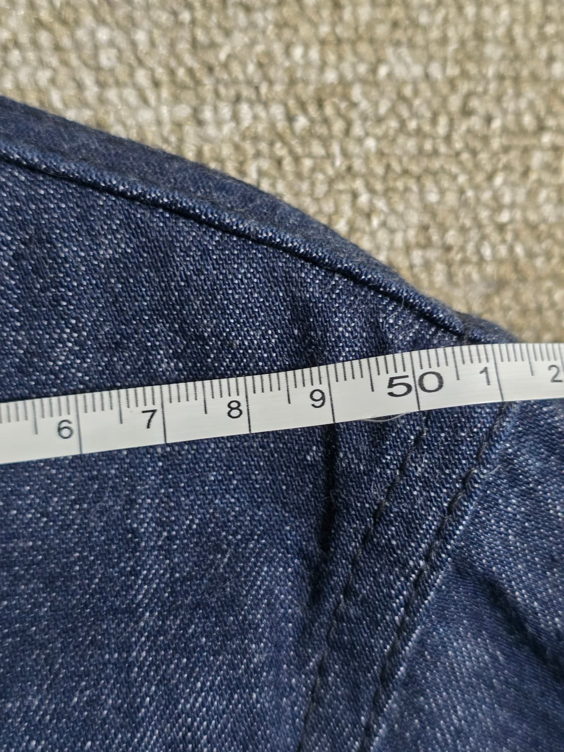 타임원클로딩 엣라스트 엣라코 데님 초기 세일러 커버올자켓44 부처프로덕츠 상품이미지7