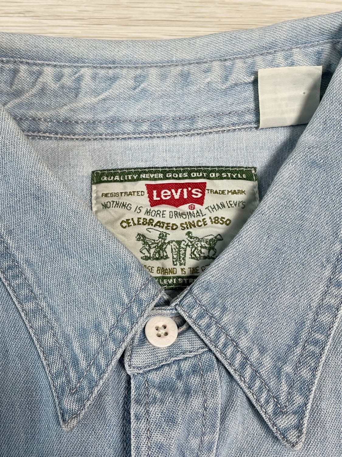 리바이스 빈티지 데님 셔츠 상품이미지2