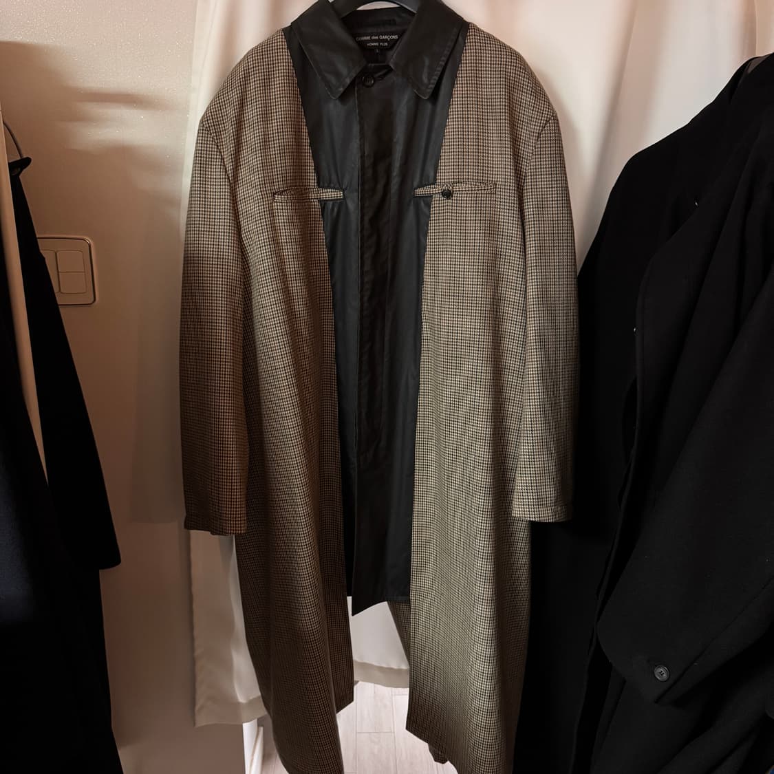 꼼데가르송 옴므 플러스 21fw 인사이드아웃 코트 L 상품이미지2