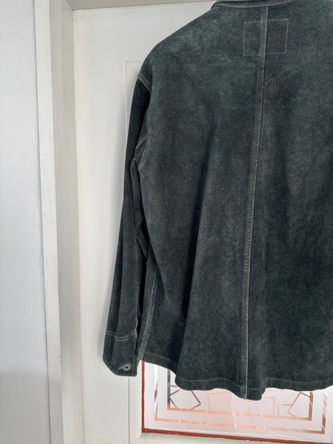 M 더블알엘 인디고 러프아웃 스웨이드 초어 자켓 카코트 상품이미지7