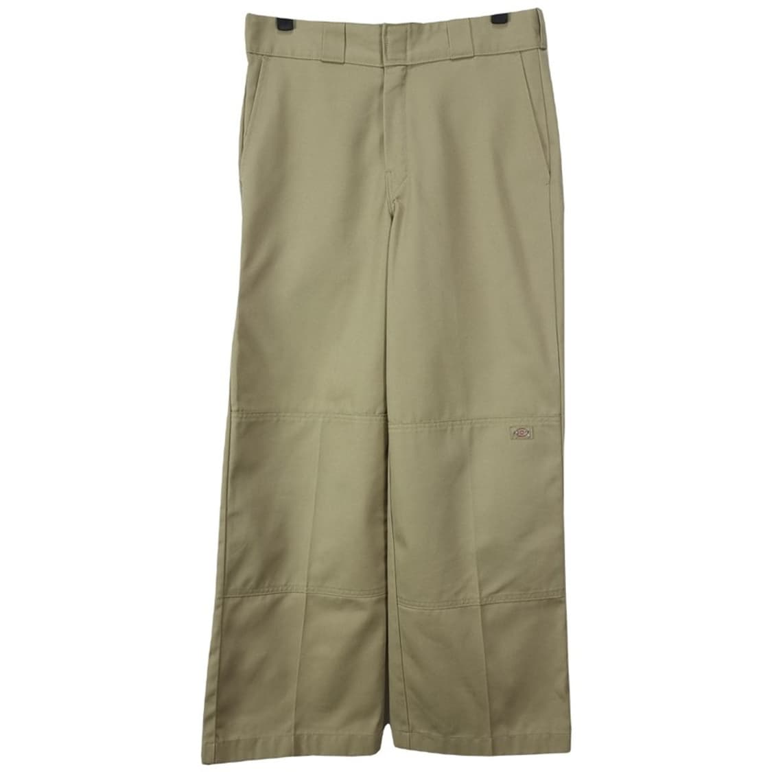 [디키즈] 로고 패치 더블니 와이드 워크 팬츠 베이지 M19834 상품이미지2