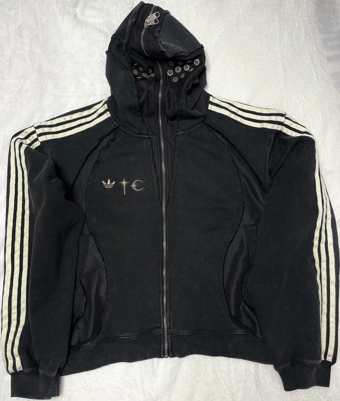 [M]아디다스 떠그클럽 후드집업 블랙 상품이미지1