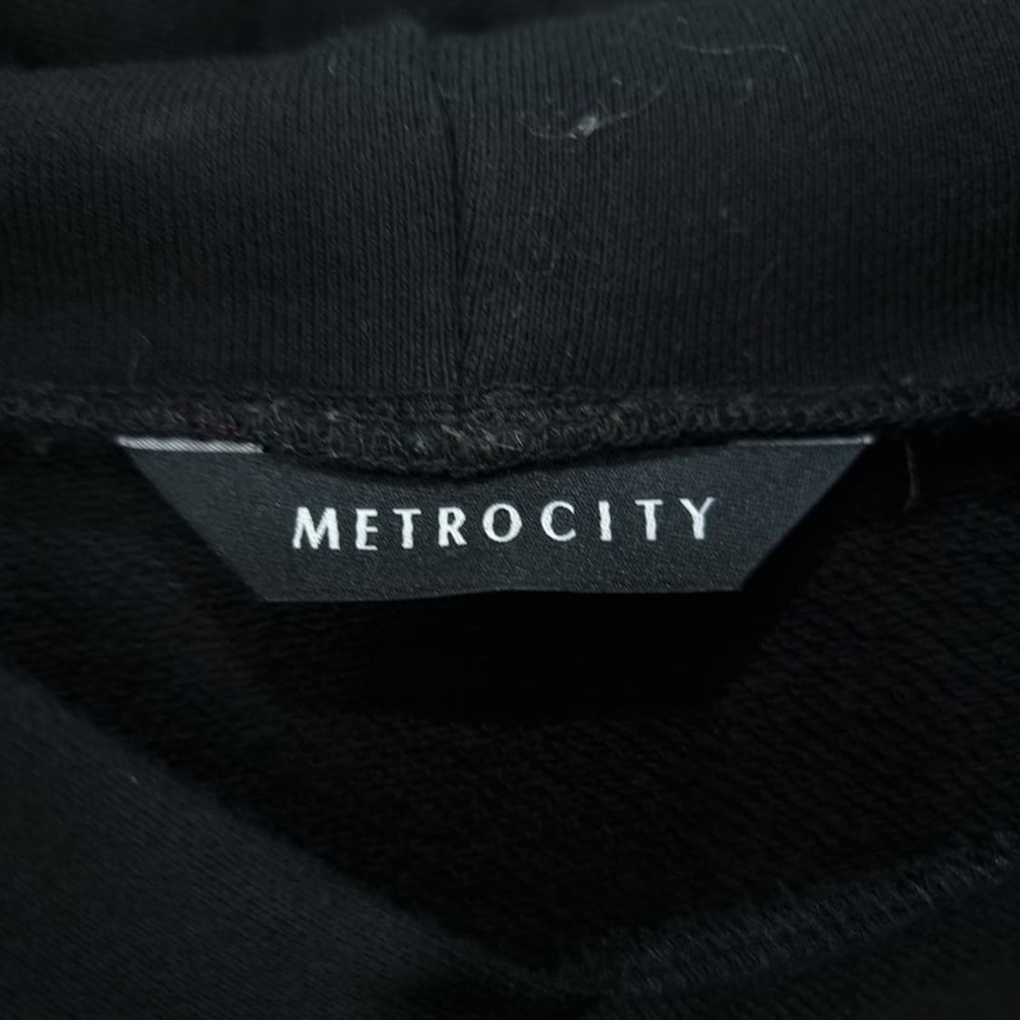 [메트로시티] 멀티 컬러 블럭 배색 오버핏 후드티 M18963 상품이미지6