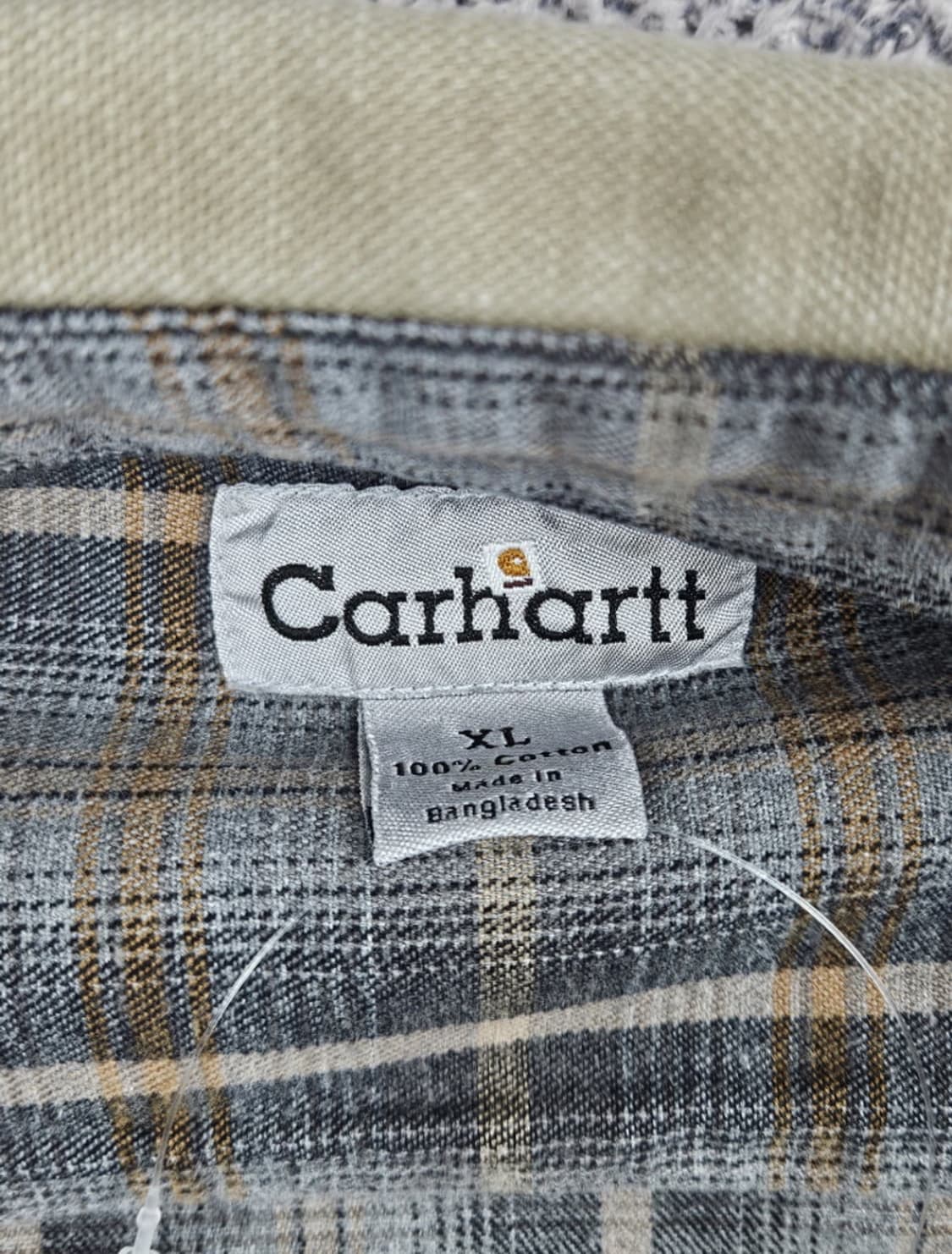 칼하트 플란넬 캔버스 헤비 워크 셔츠 자켓 XL 상품이미지8