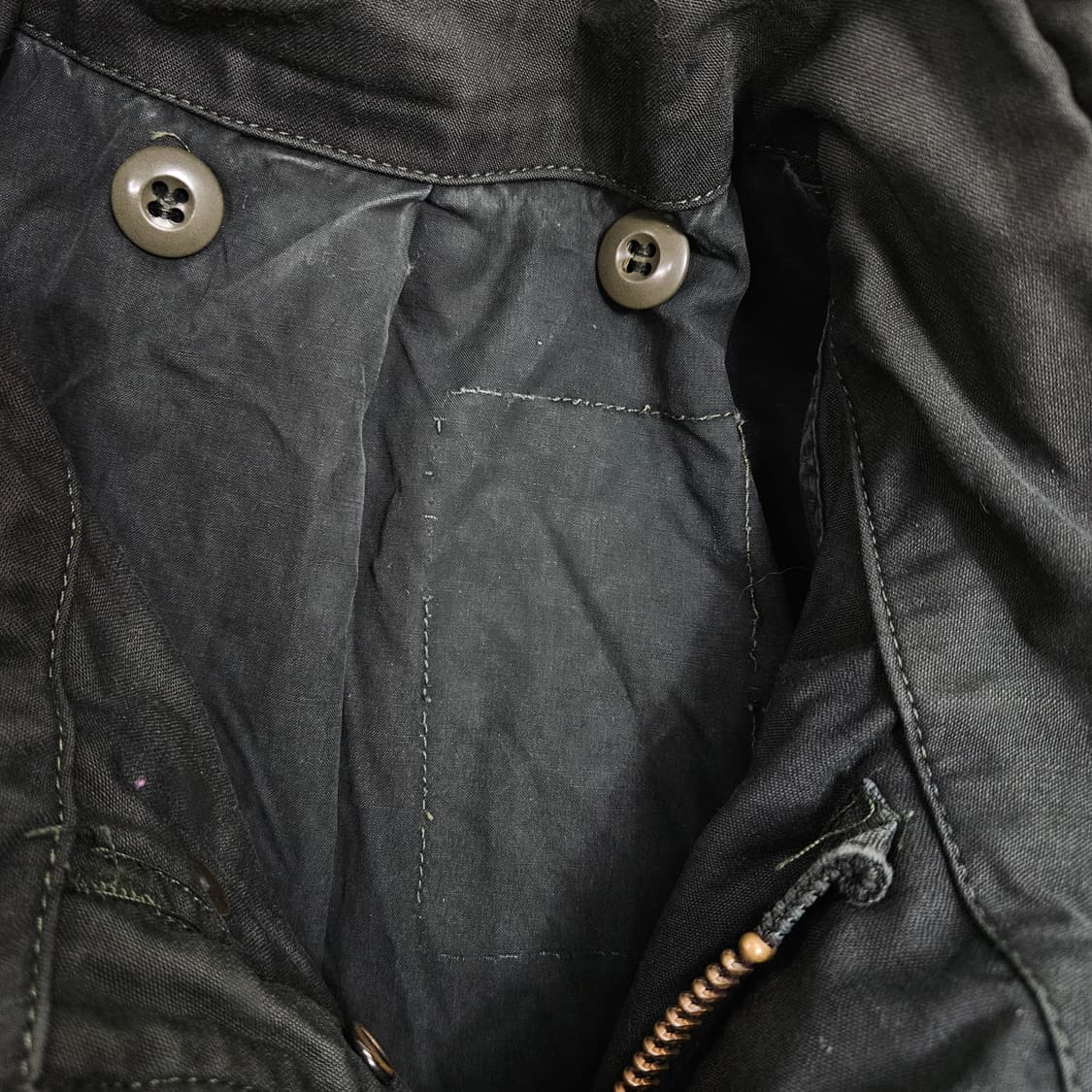 미군 m65 필드 자켓 블랙 다잉 3세대 상품이미지6