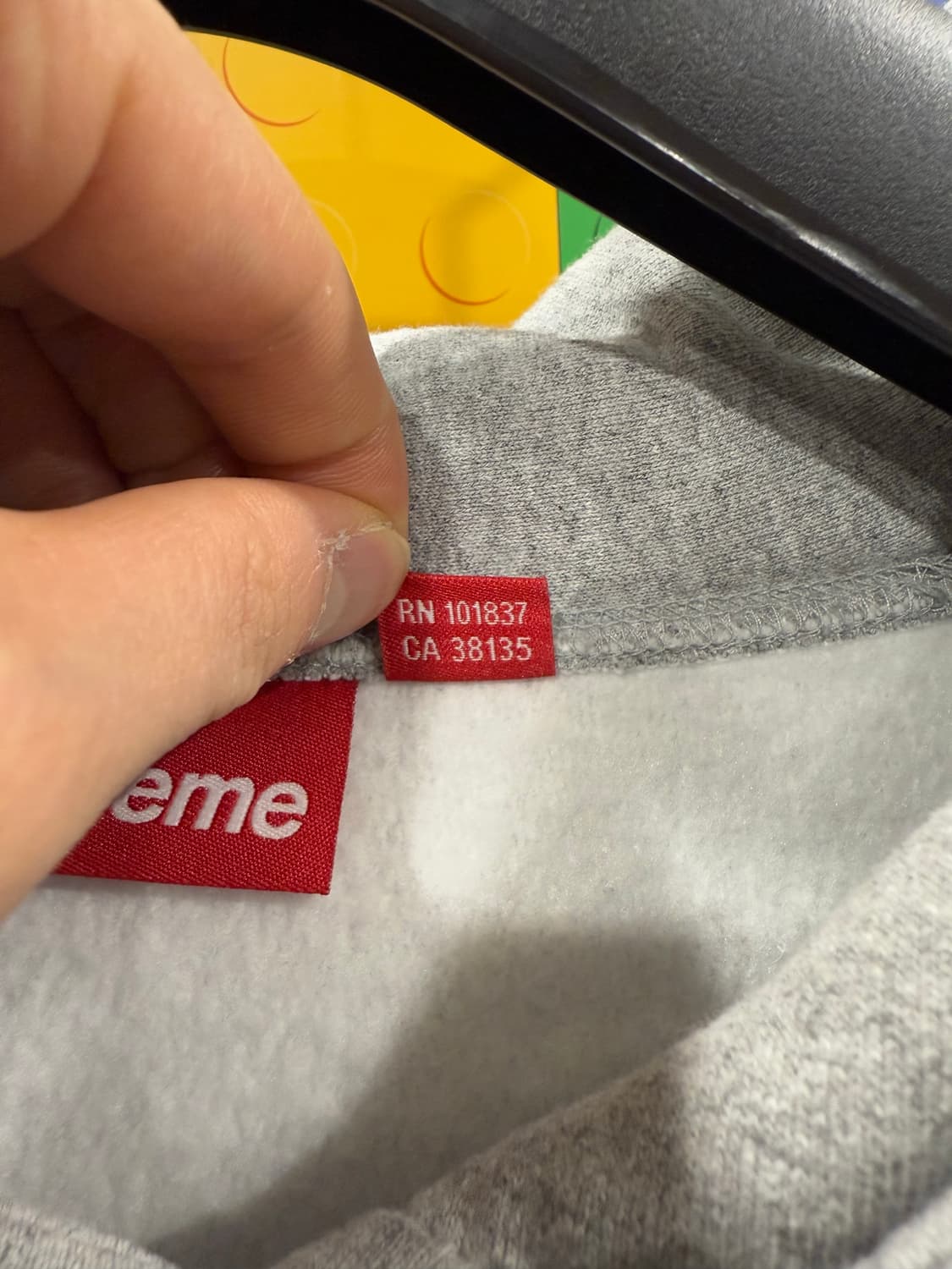 [XXL] 슈프림 박스로고 후드 스웨트셔츠 헤더 그레이 - 24FW 상품이미지4