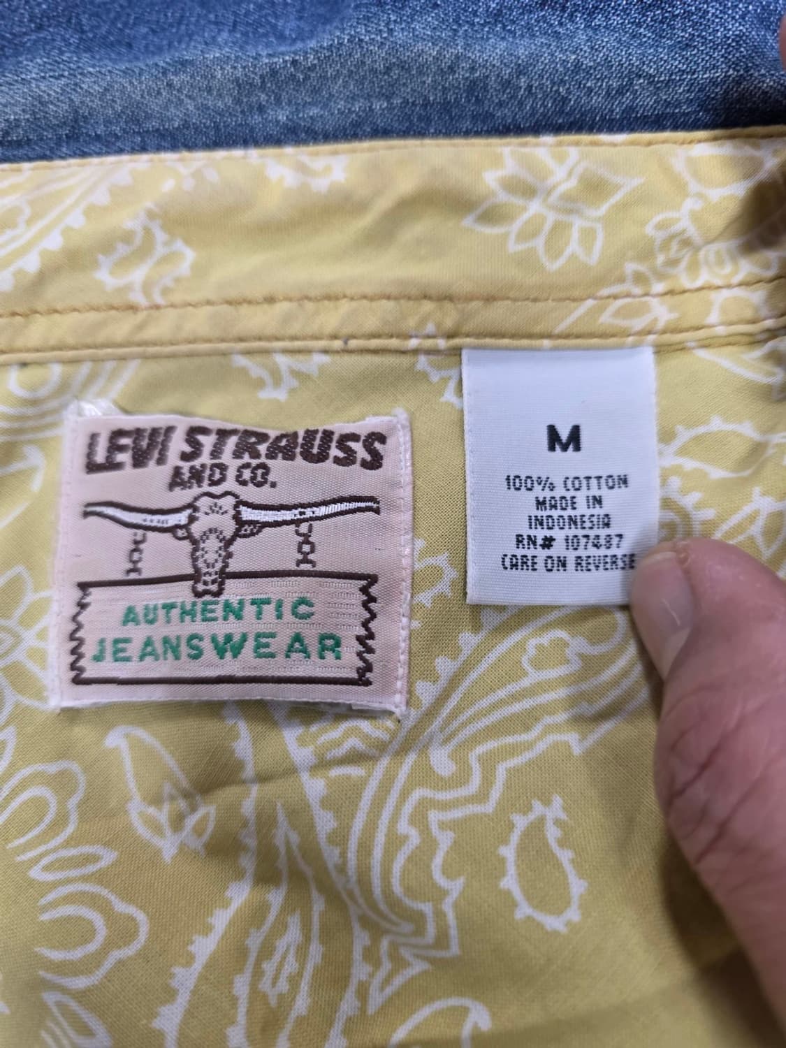 리바이스 어센틱 진웨어 웨스턴 셔츠 상품이미지3