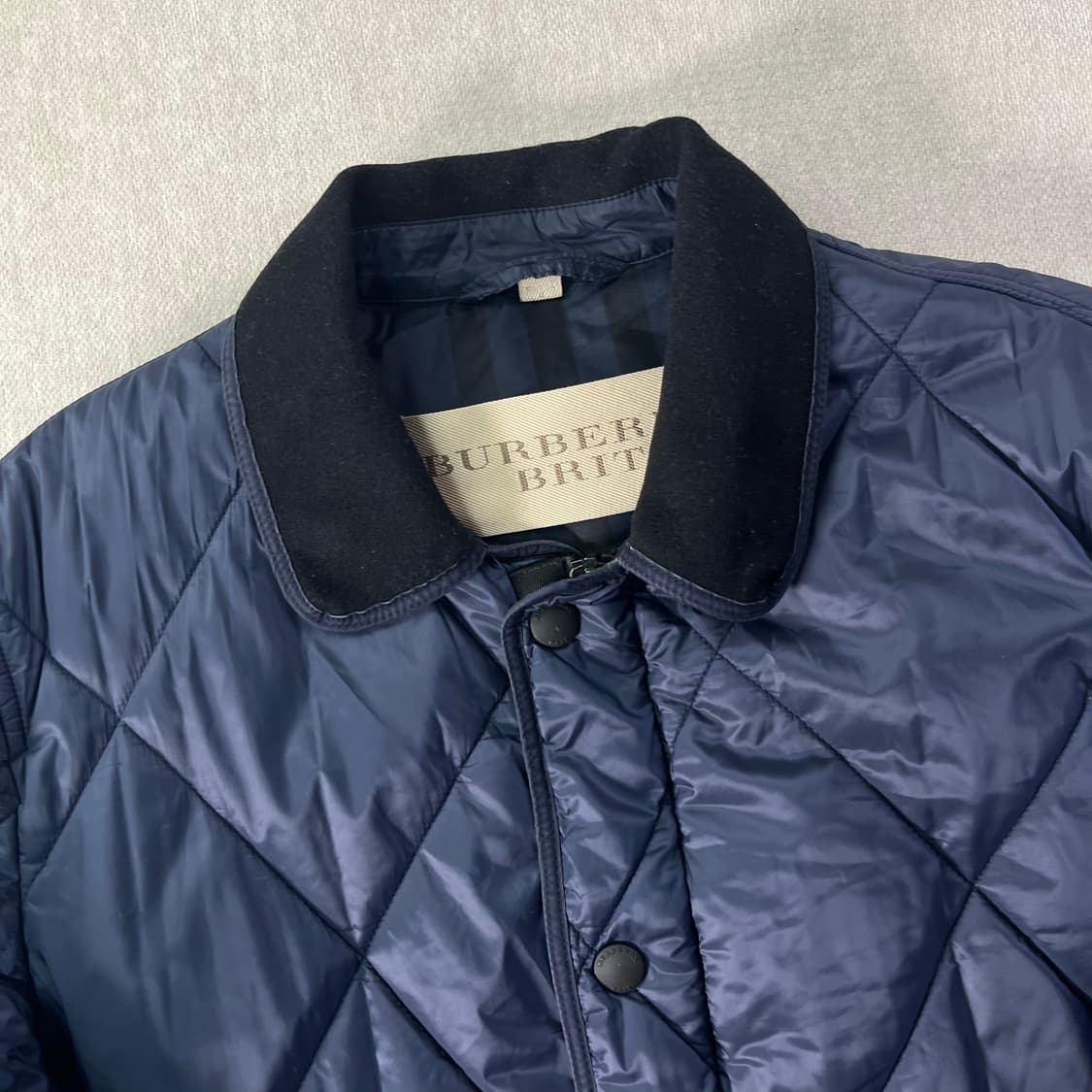 100 버버리 브릿 엘보 패치 퀄팅 자켓 상품이미지2