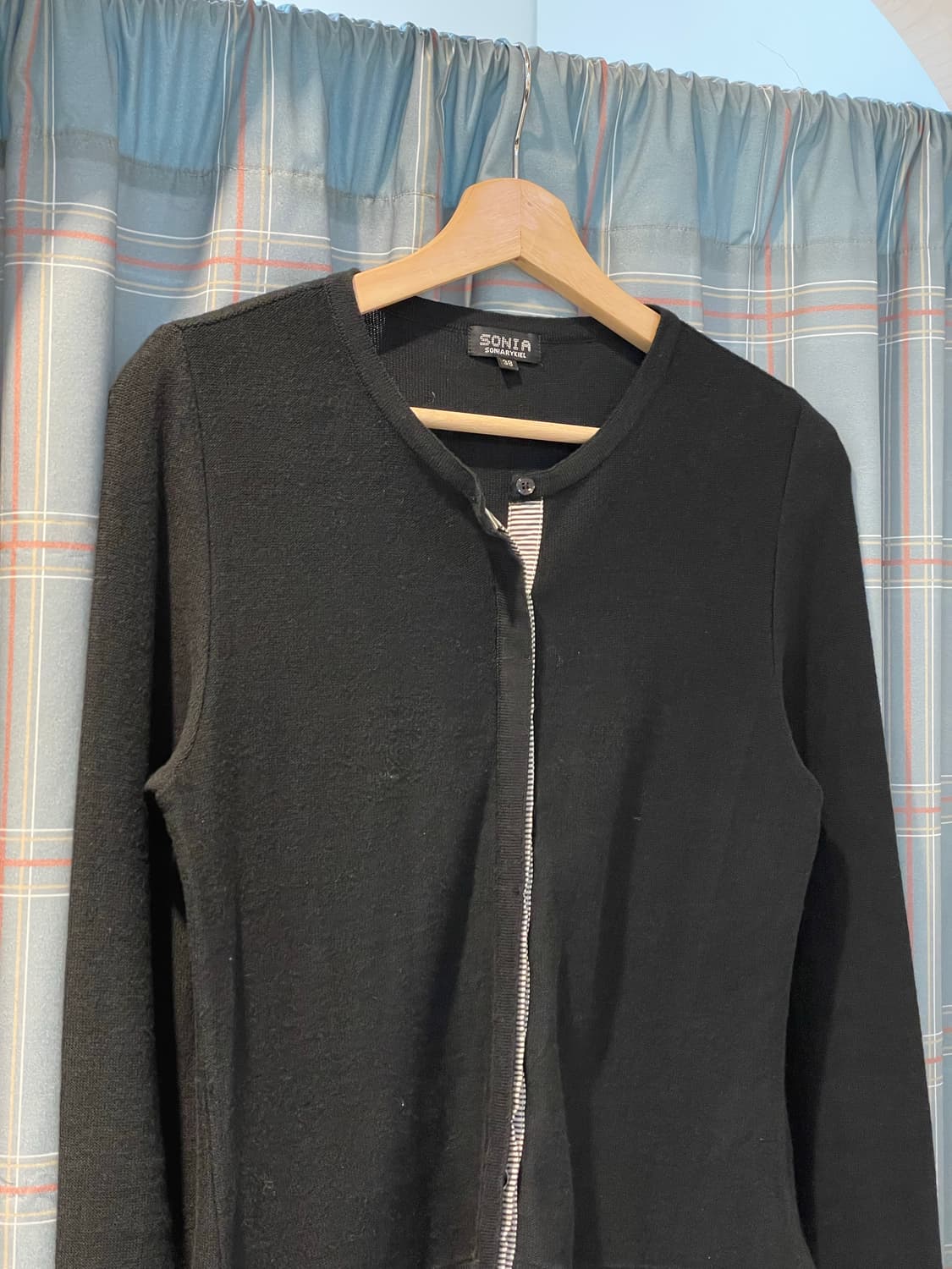 소니아리키엘 블랙 디테일가디건 상품이미지4