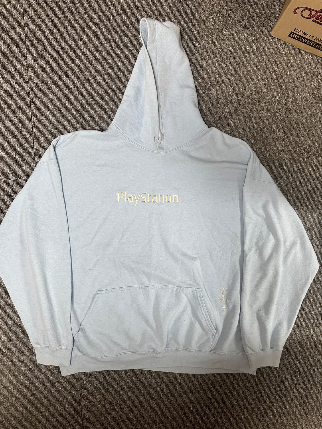 트래비스스캇 X 플레이스테이션 캑터스잭 후드티 XL 상품이미지2