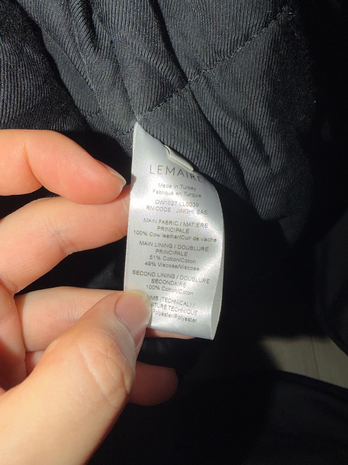 르메르 레더 블루종 s 23fw 상품이미지5