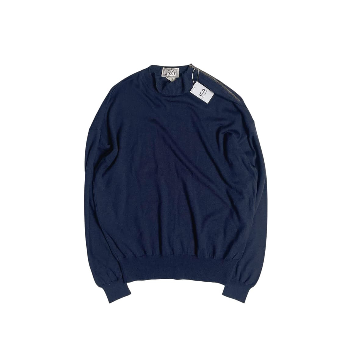 Gianni versace 하프 터틀넥, 지퍼 니트 (italy)   상품이미지1