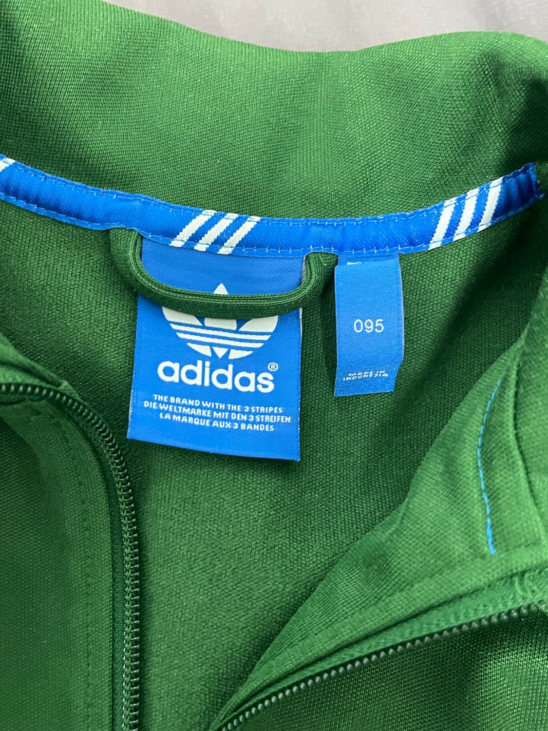 [95/M] 아디다스 유로파 TT 트랙탑 (그린) - 오리지널 핏 상품이미지3