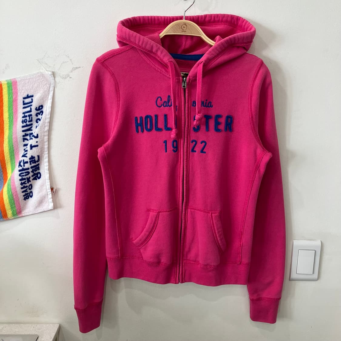 299 홀리스터 후드집업 핫핑크 상품이미지1