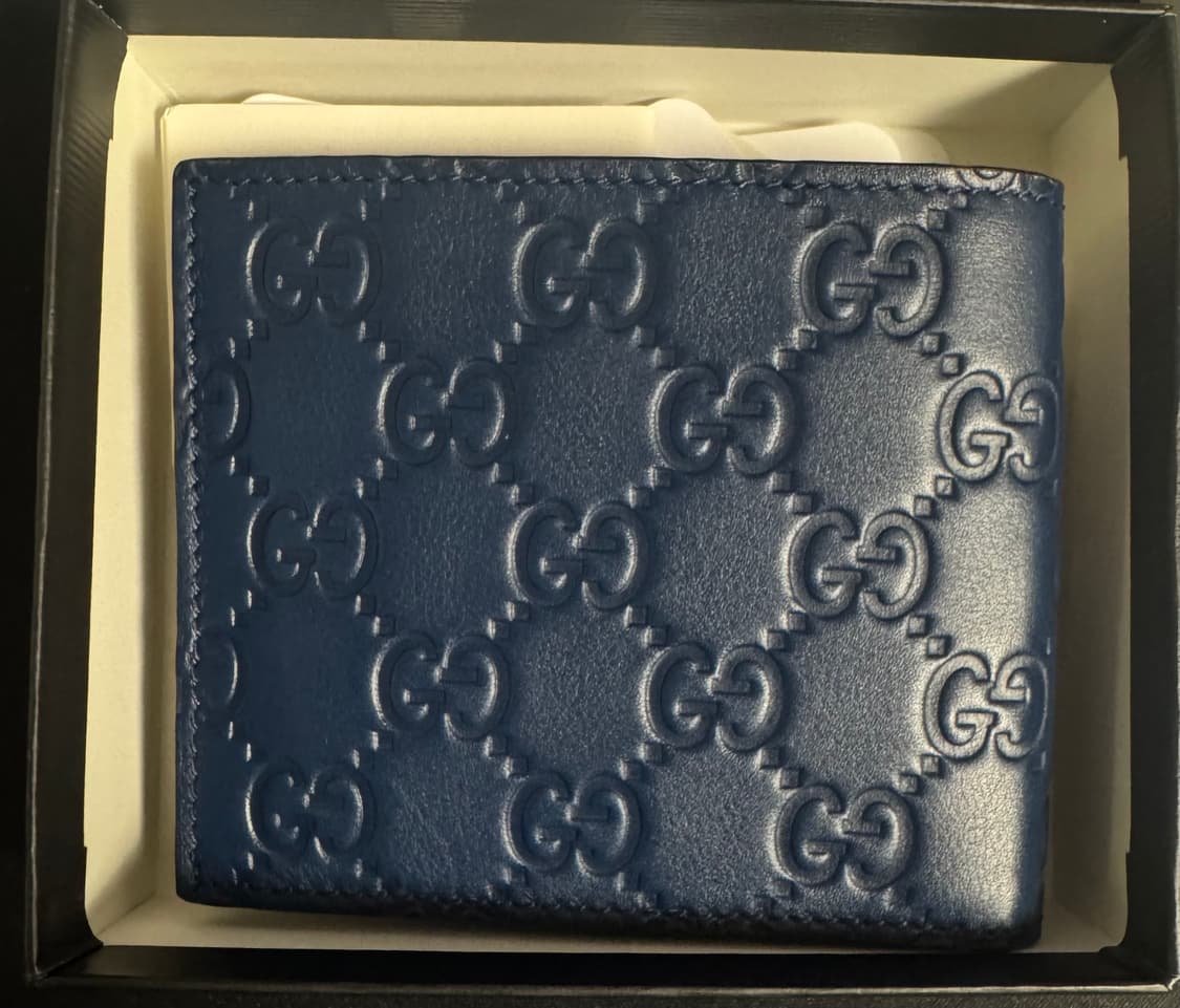 구찌 Mlb 콜라보 네이비 반지갑 상품이미지2