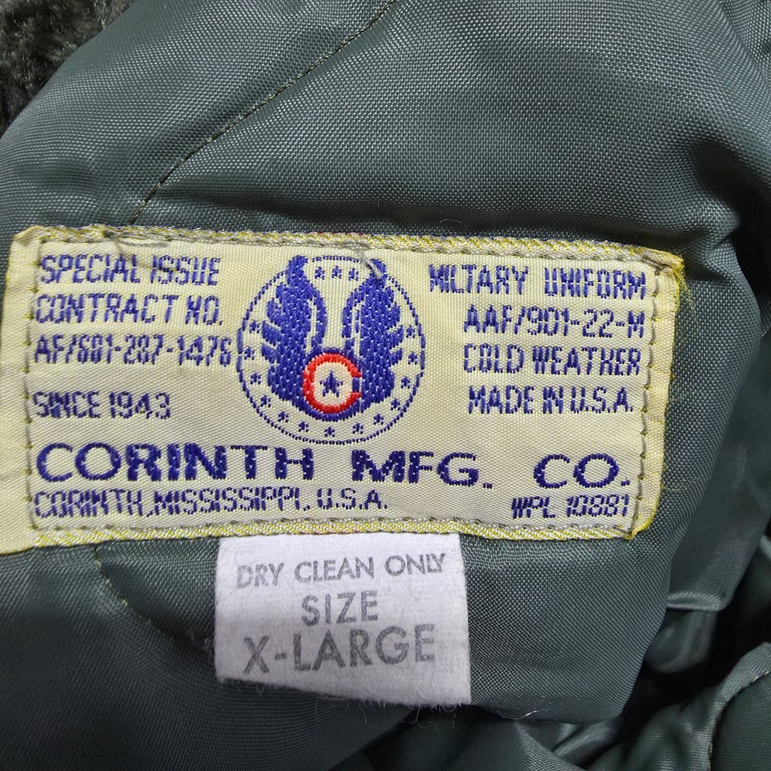 (XL)미군 빈티지 Corinth N-2B 항공자켓 상품이미지7