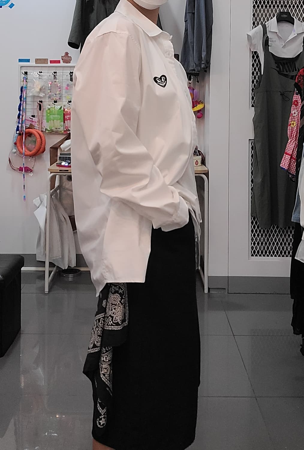 키스해링 흰색 셔츠  상품이미지3
