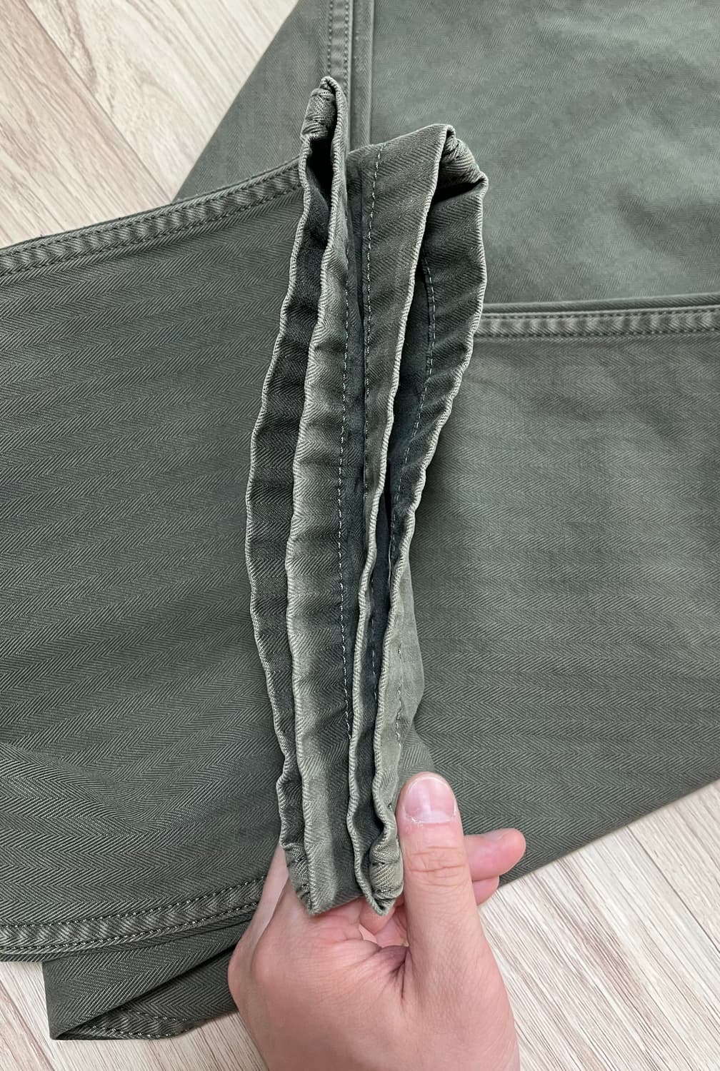 더 긱스 P-44 HBT trouser (Faded Olive) M사이즈 상품이미지7