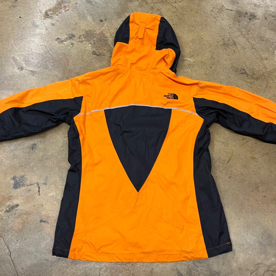 [정품/XL] 노스페이스 오렌지 블랙 바람막이 자켓 b17 상품이미지3