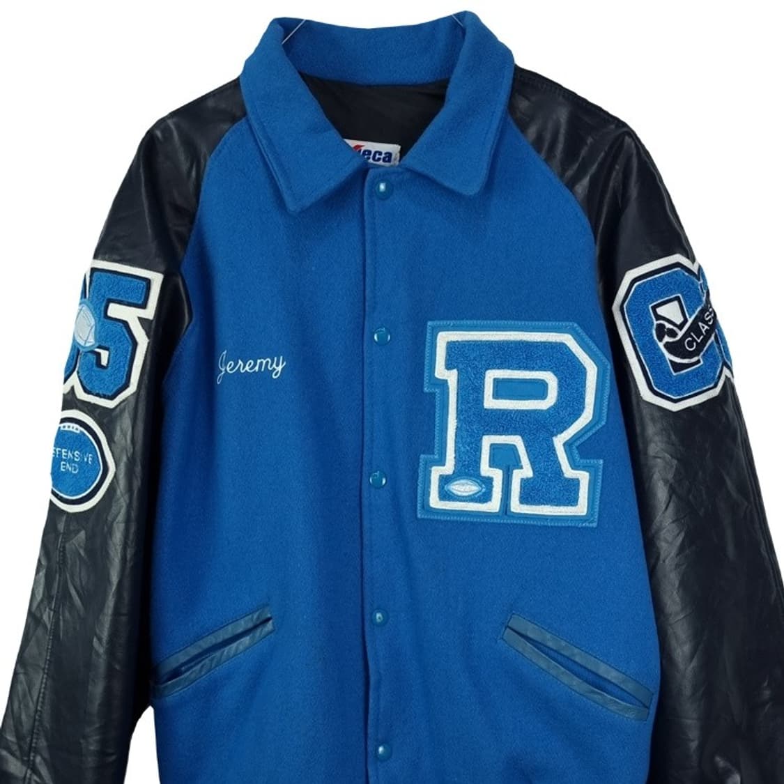 [아메리칸빈티지] 레더 슬리브 빈티지 바시티 자켓 M18507 상품이미지4