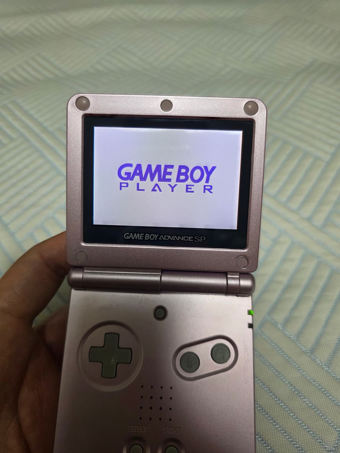 게임보이 어드밴스sp, gba sp 순정 백라이트 핑크 상품이미지4
