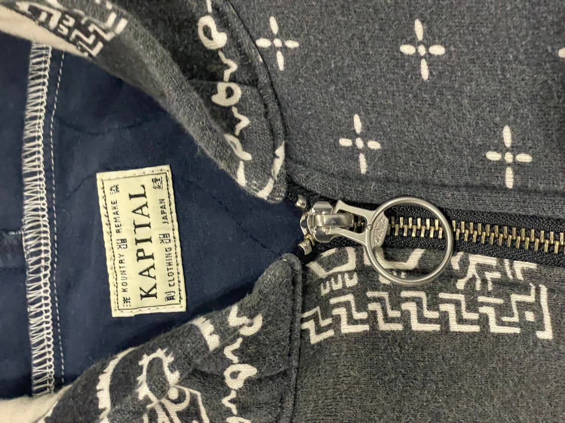 캐피탈 반다나 후드 사이즈3 블랙 상품이미지3