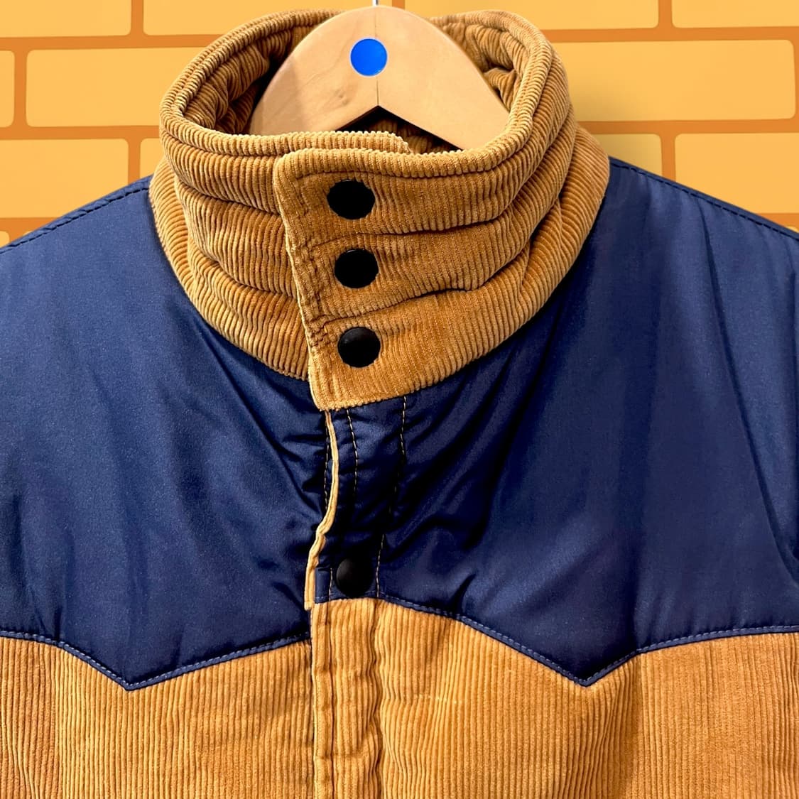 리버시블 코듀로이 패딩 베스트 (M) 상품이미지2