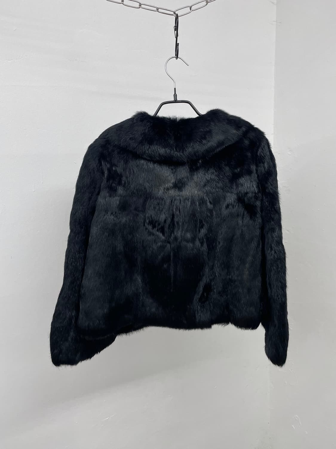 블랙 카라 렉스 퍼자켓 상품이미지5