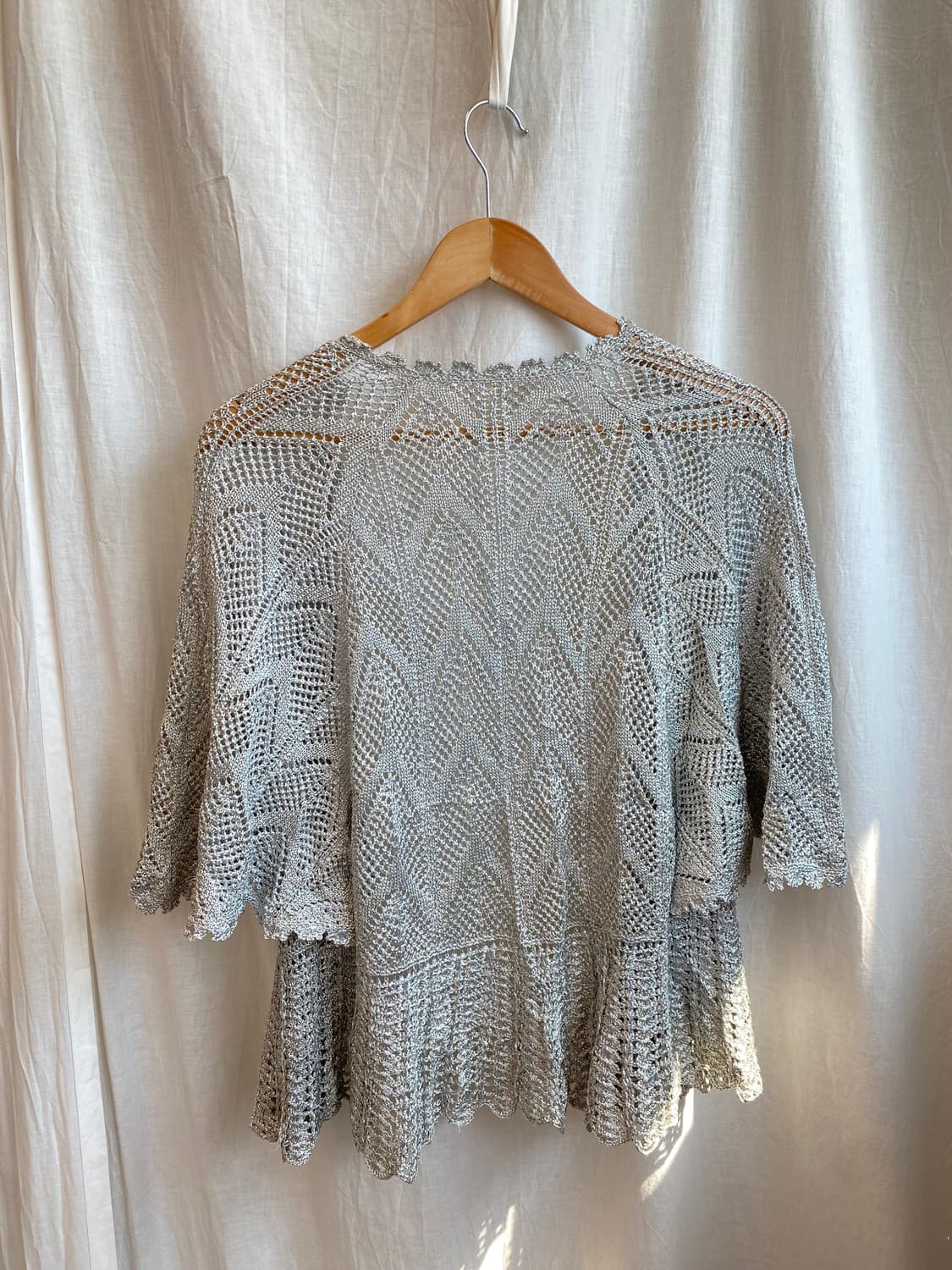 실버 반팔 오픈형가디건(M-L) 상품이미지6