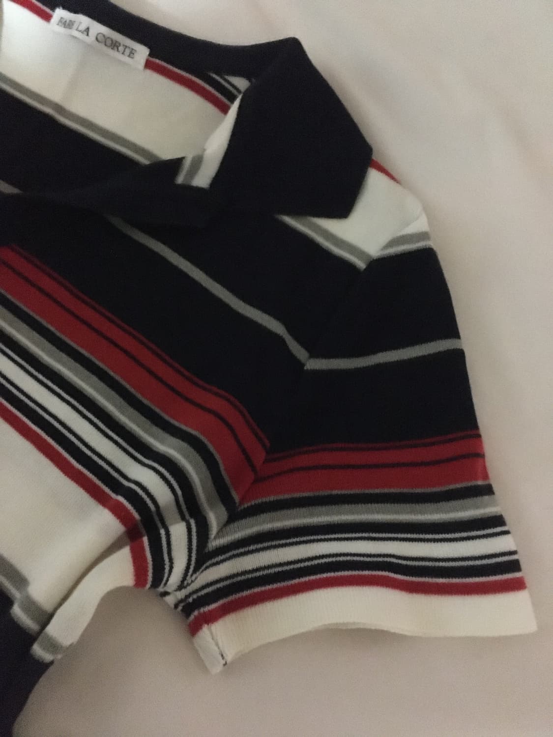 스트라이프 카라 반팔티 상품이미지4