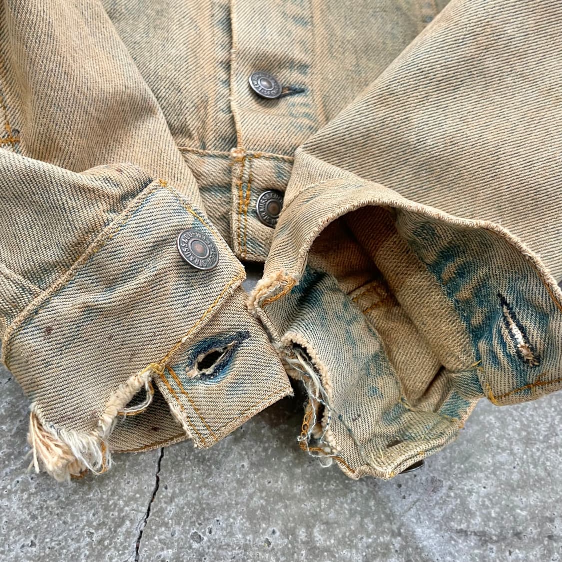 60-70's 리바이스 71025 빅 E 자켓 S 상품이미지7