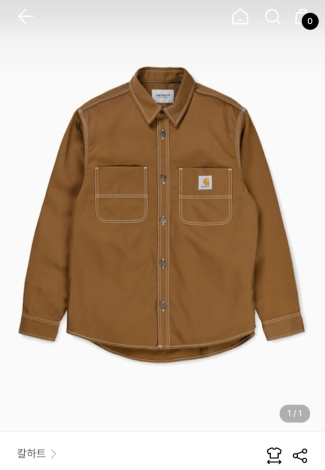 새상품) 칼하트 남성 자켓 초크 데님 자켓 상품이미지8