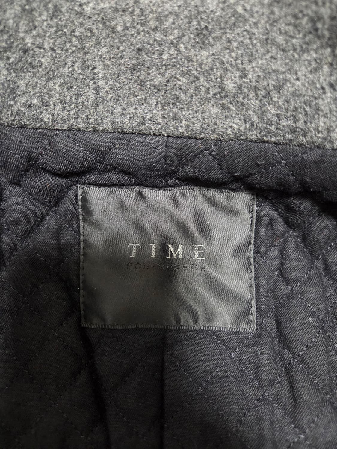 타임옴므 하이넥 더블 브레스트 피코트 상품이미지8