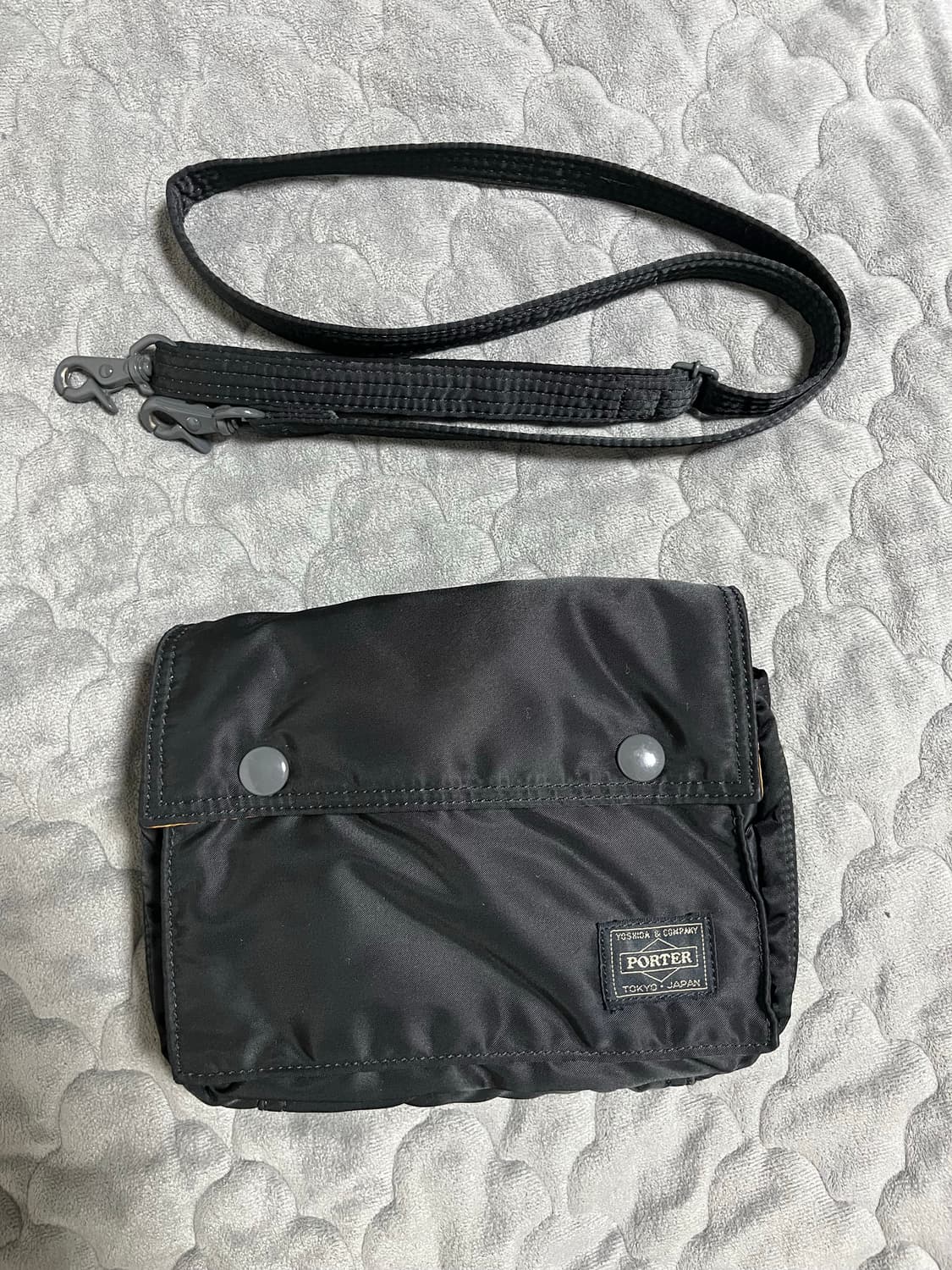 Porter 요시다 포터 탱커 스냅 숄더백 블랙 상품이미지1