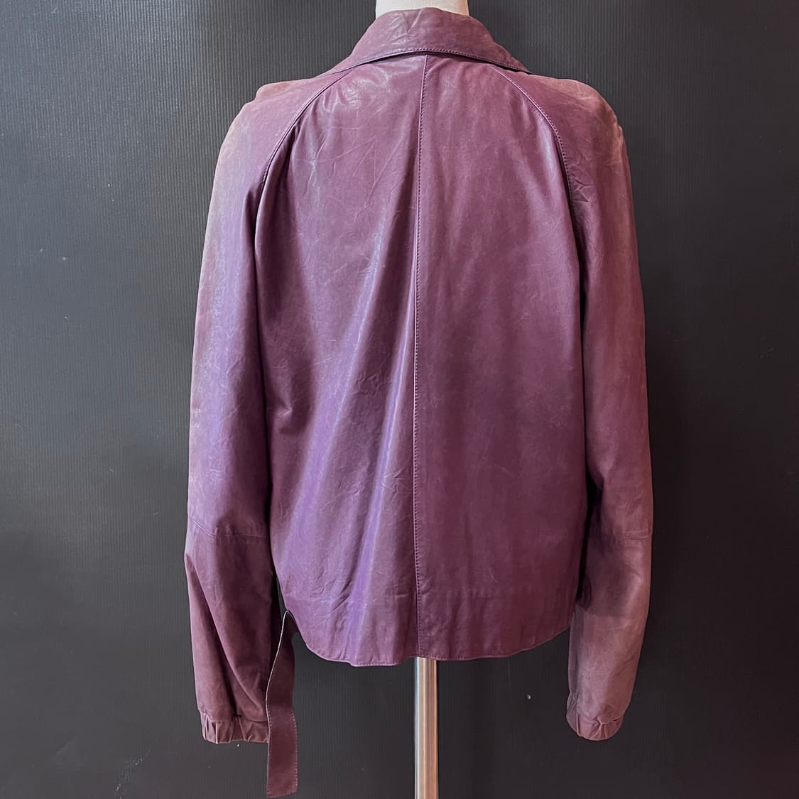 00s 보테가 베네타 레더 자켓 실크 라이닝 IT38 토마스 마이어 상품이미지6