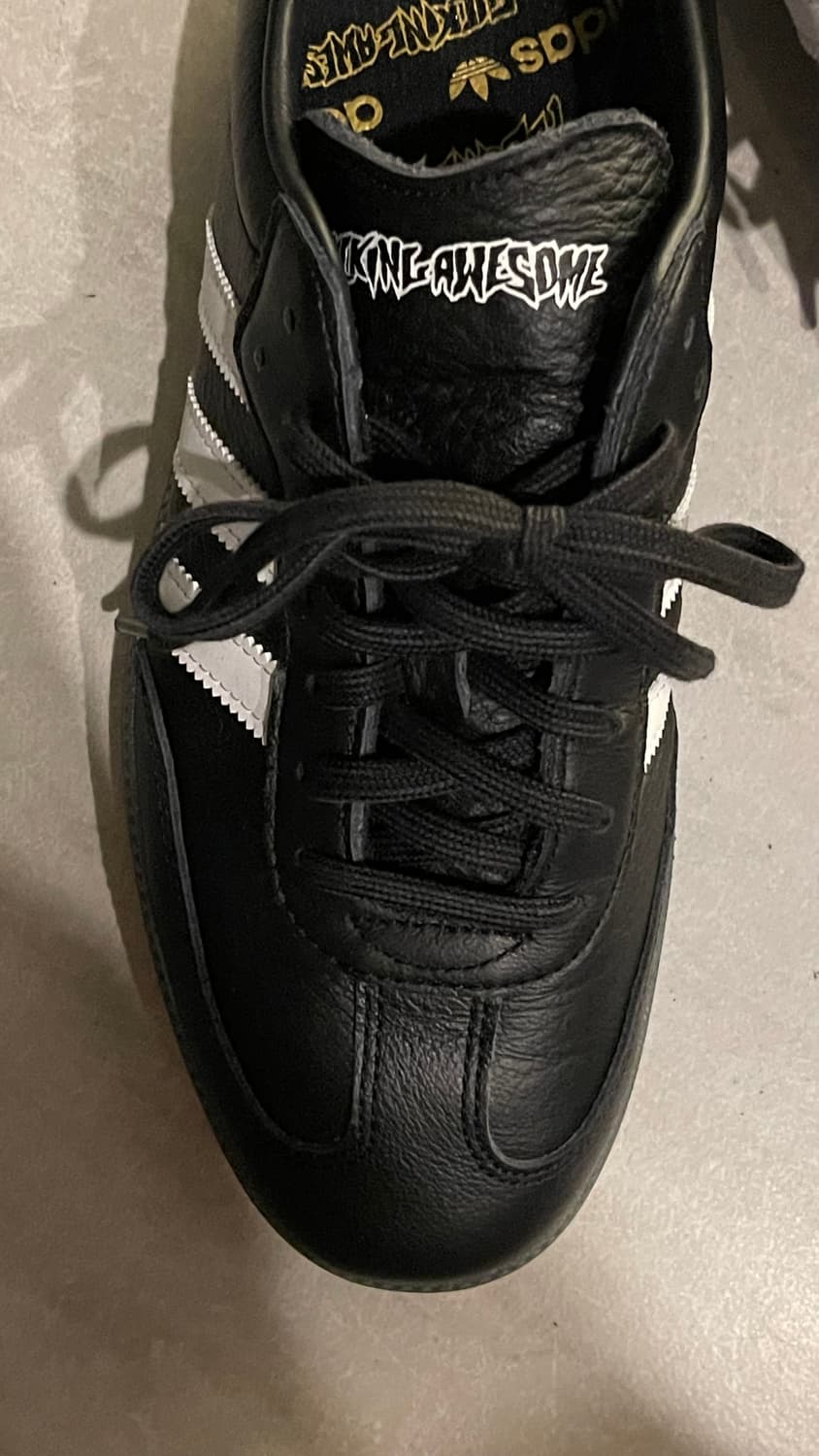 아디다스 x 퍼킹 어썸 삼바 코어 블랙 270 상품이미지3