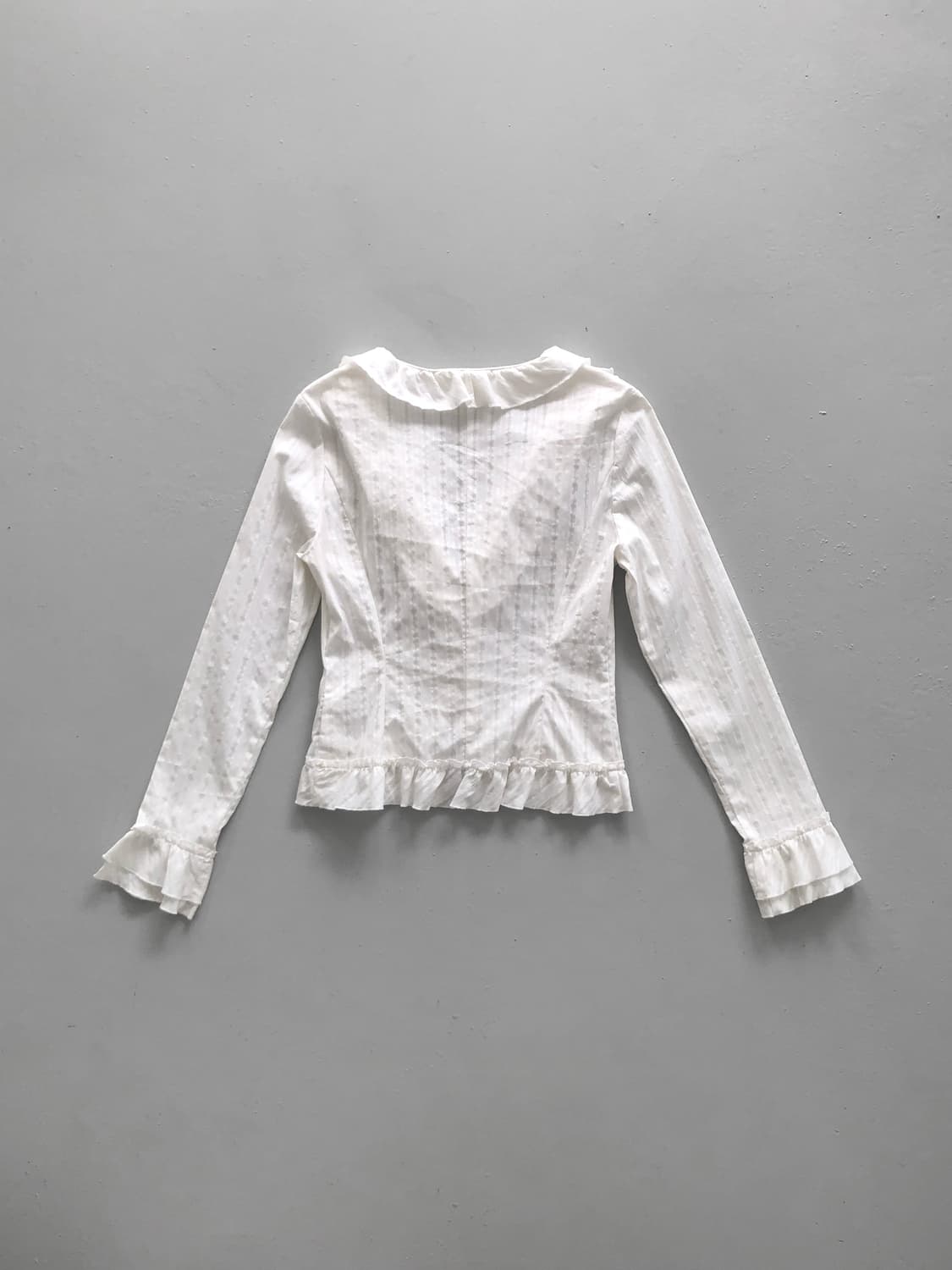 frill crop blouse 상품이미지2