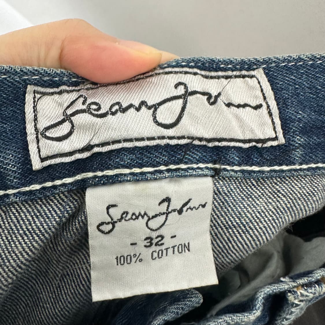 션존 남자 와이드 청바지 팬츠 32 상품이미지8