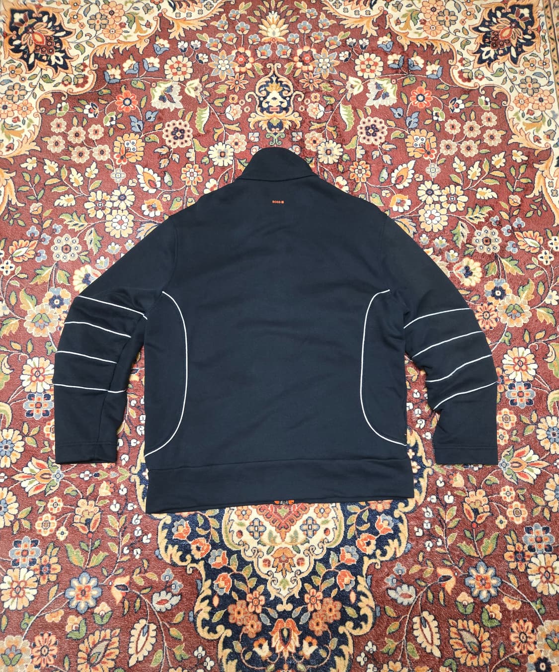 [XL] 휴고보스(HUGO BOSS) 파이핑 포인트 집업 트랙 자켓 (블 상품이미지3