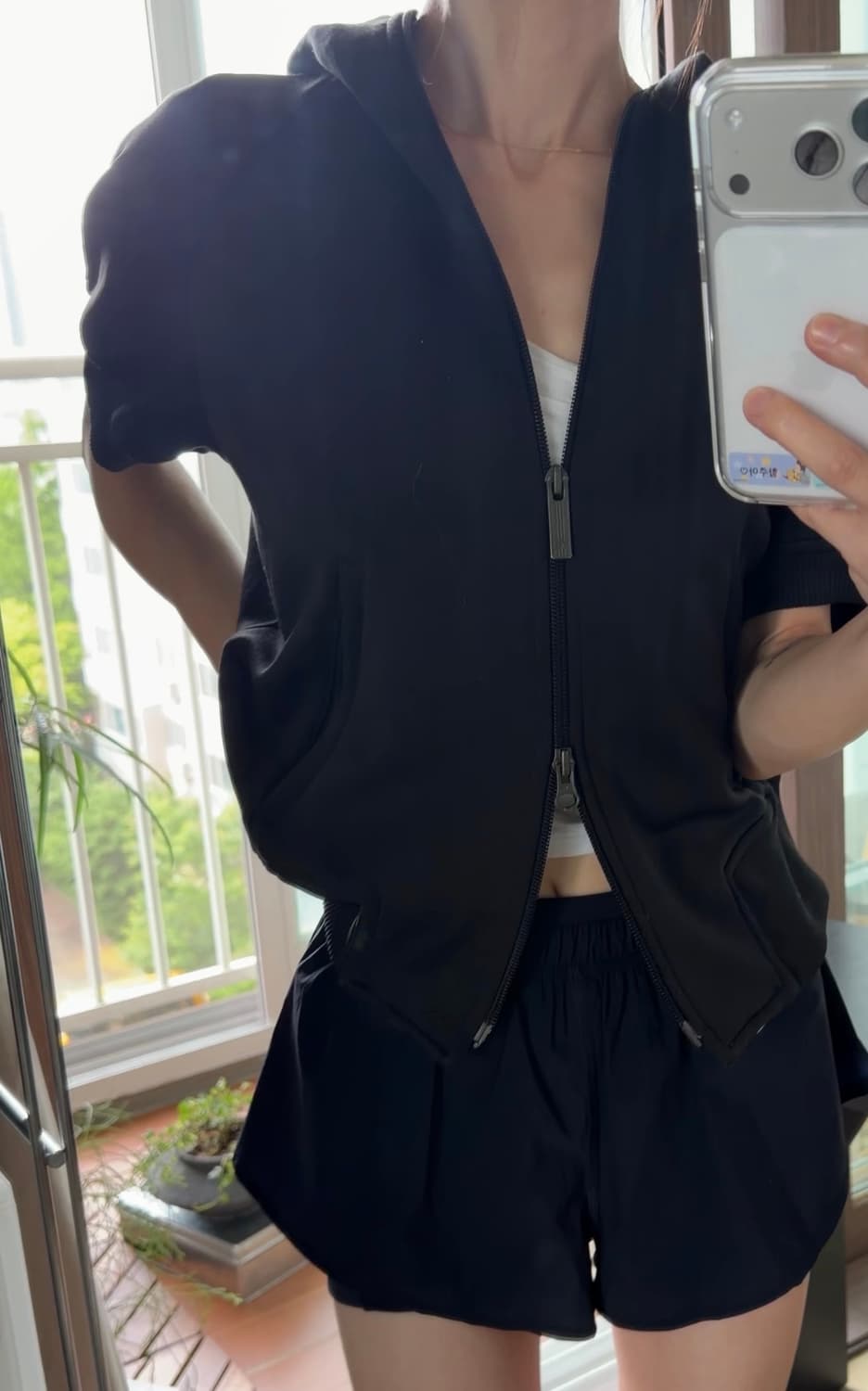 Y-3 하프 투웨이 집업 상품이미지2