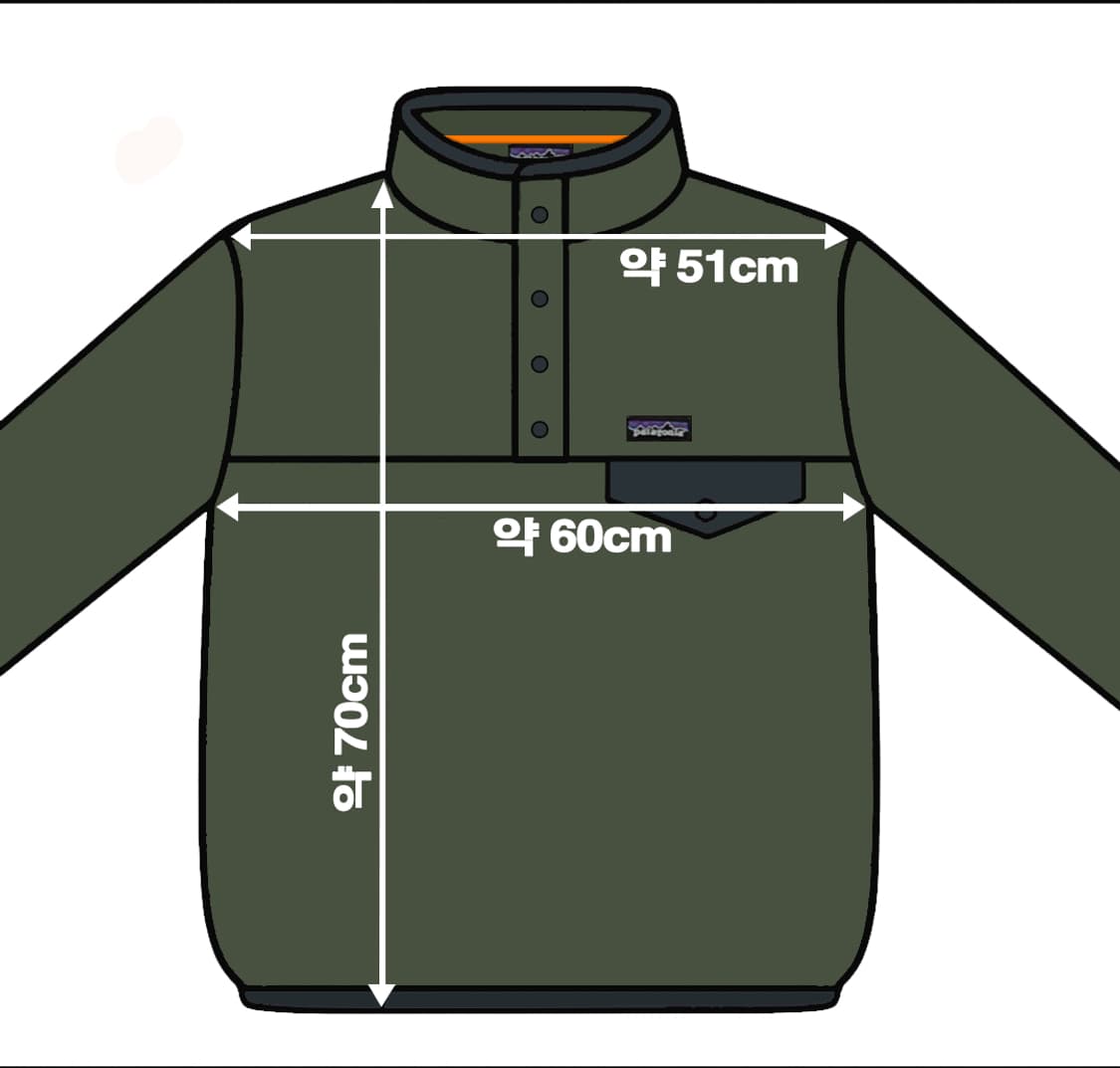 파타고니아 헤비웨이트 신칠라 풀오버 올리브 그린 카키색상  M
 상품이미지8