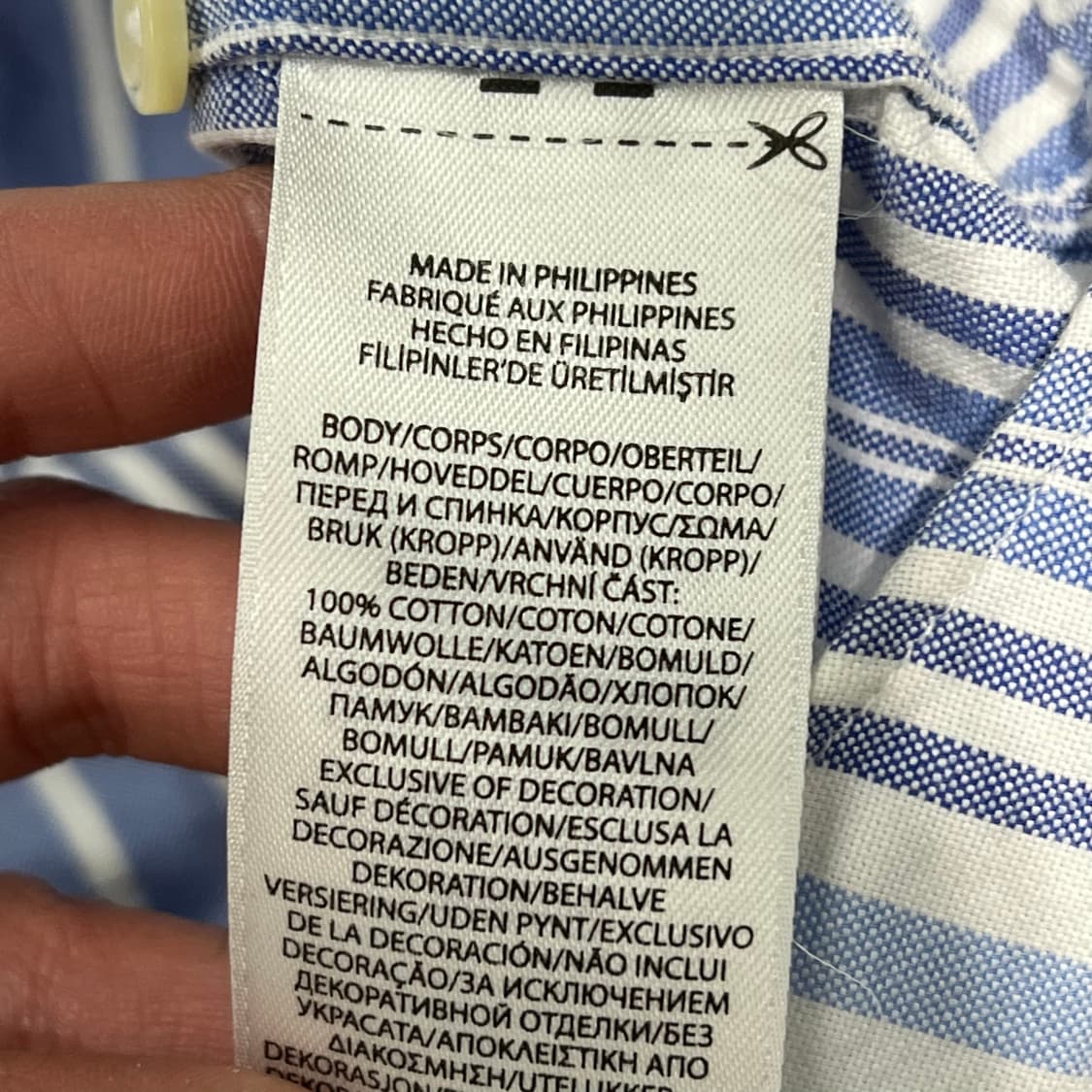 폴로 랄프로렌 스트라이프 셔츠 s10251 상품이미지7